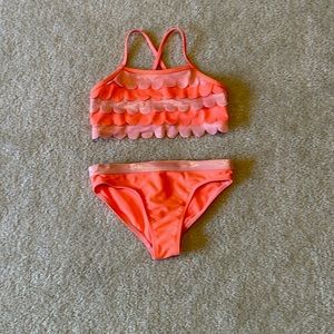 2-piece Orange Bathing Suit Girl